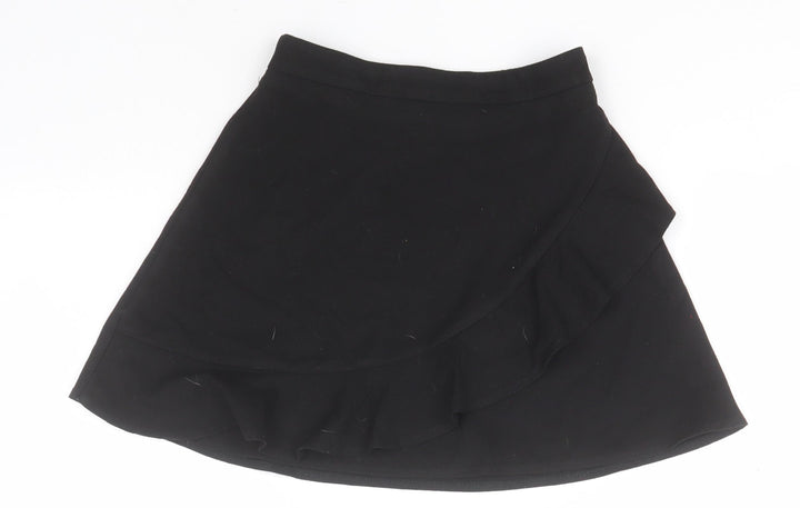 George Girls Black  Polyester A-Line Skirt Size 5-6 Years  Regular
