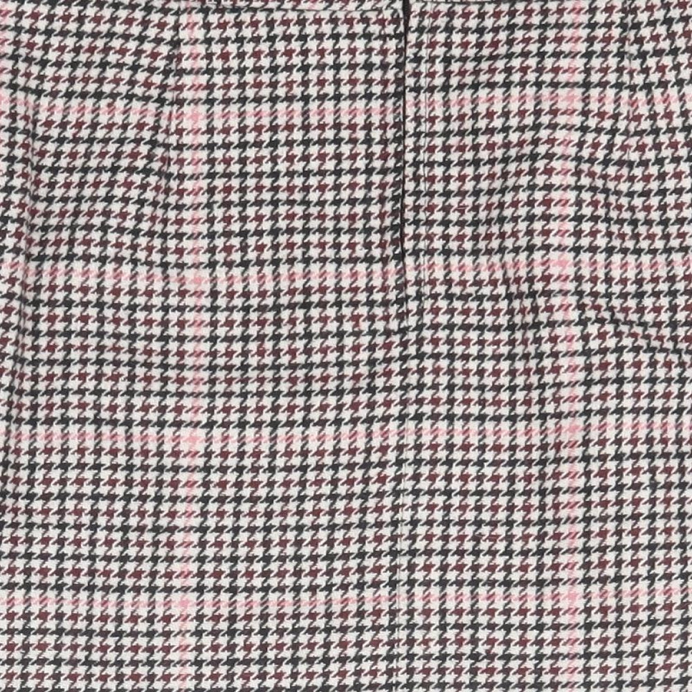 George Girls Black Houndstooth Polyester Straight & Pencil Skirt Size 11-12 Years  Regular
