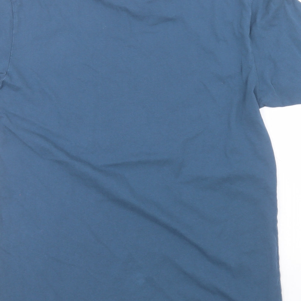 NEXT Mens Blue  Cotton  T-Shirt Size M Round Neck