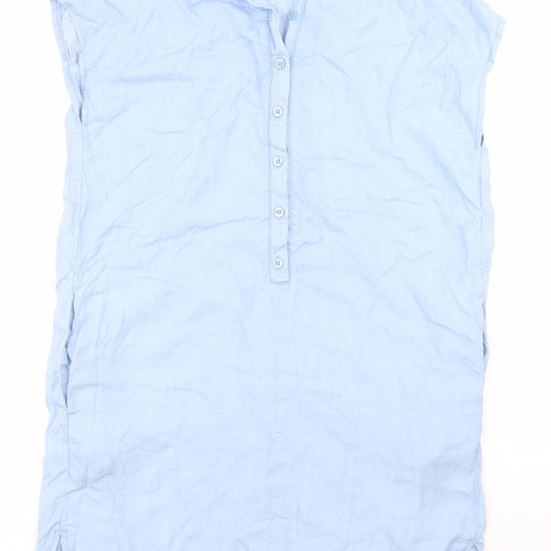 Atmosphere Womens Blue   Basic T-Shirt Size 6 Collared