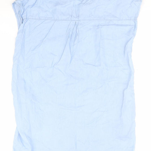 Atmosphere Womens Blue   Basic T-Shirt Size 6 Collared