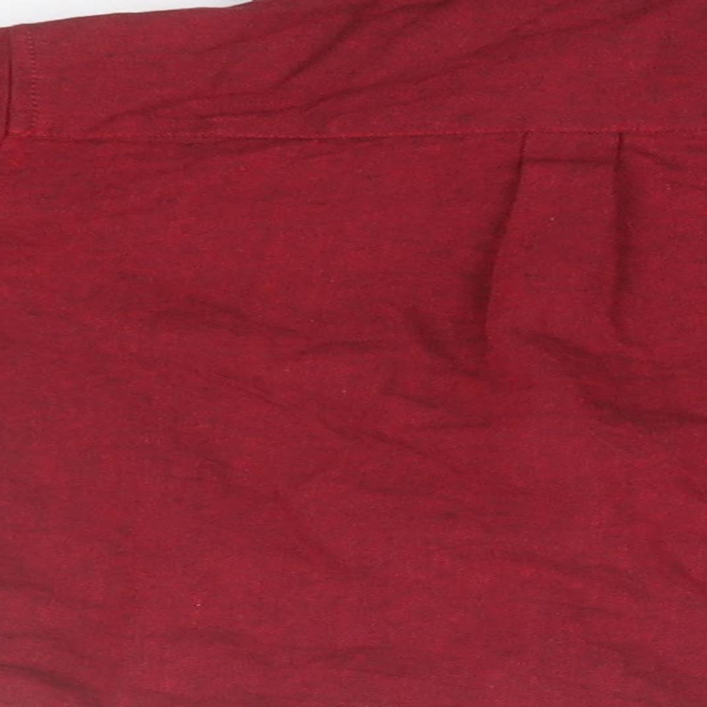 Matalan Baby Red  Cotton Basic Button-Up Size 18-24 Months Collared