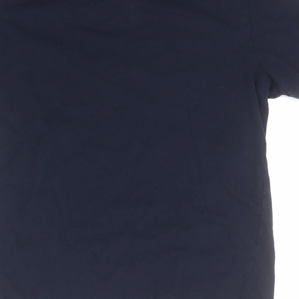 JACK & JONES Mens Blue  Cotton  T-Shirt Size S Round Neck