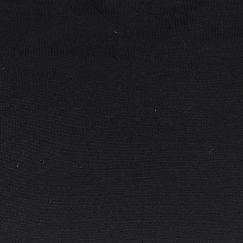 Intuition Womens Black Round Neck  Polyester Pullover Jumper Size 16