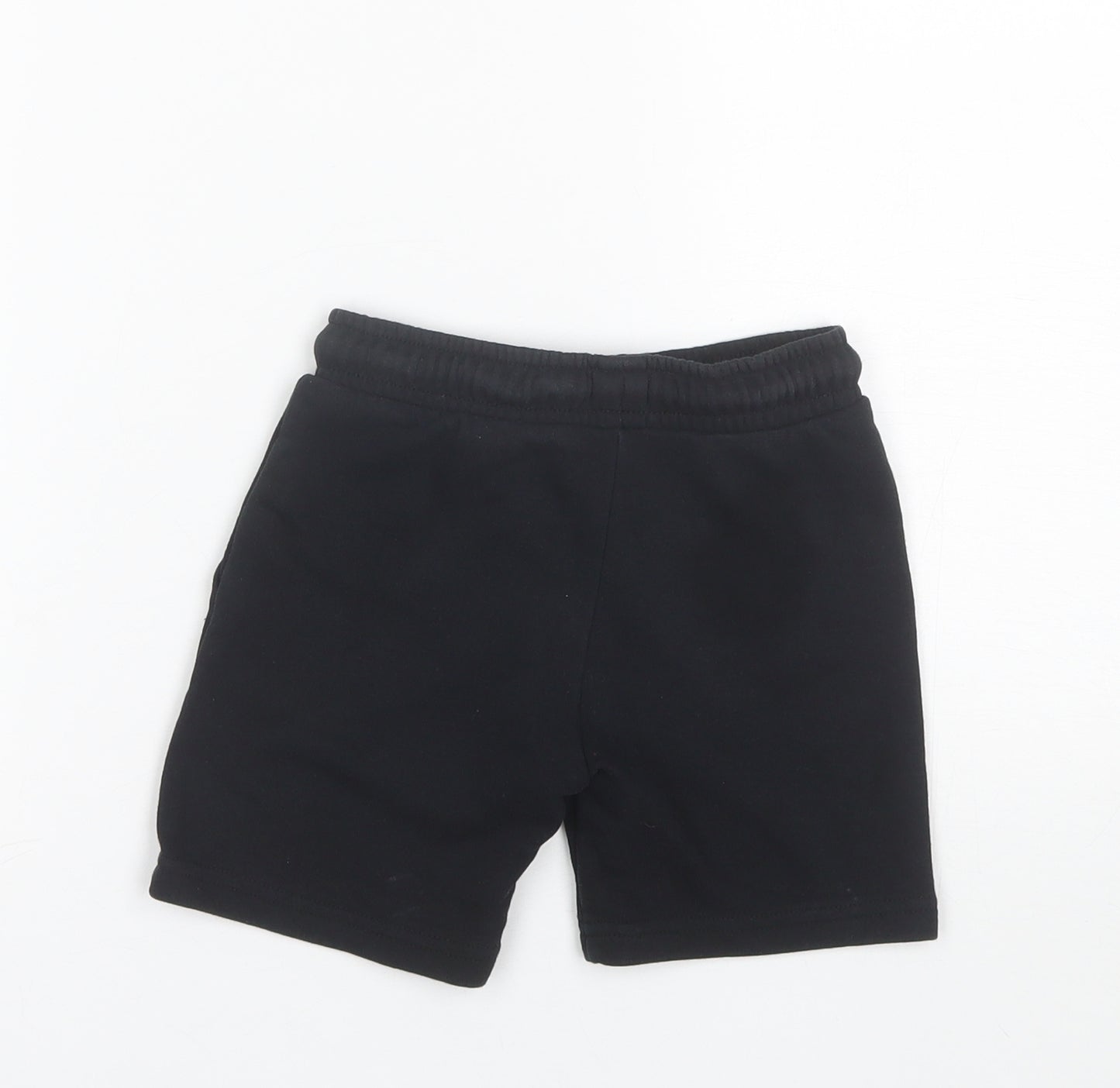 F&F Boys Black  Cotton Sweat Shorts Size 2-3 Years  Regular