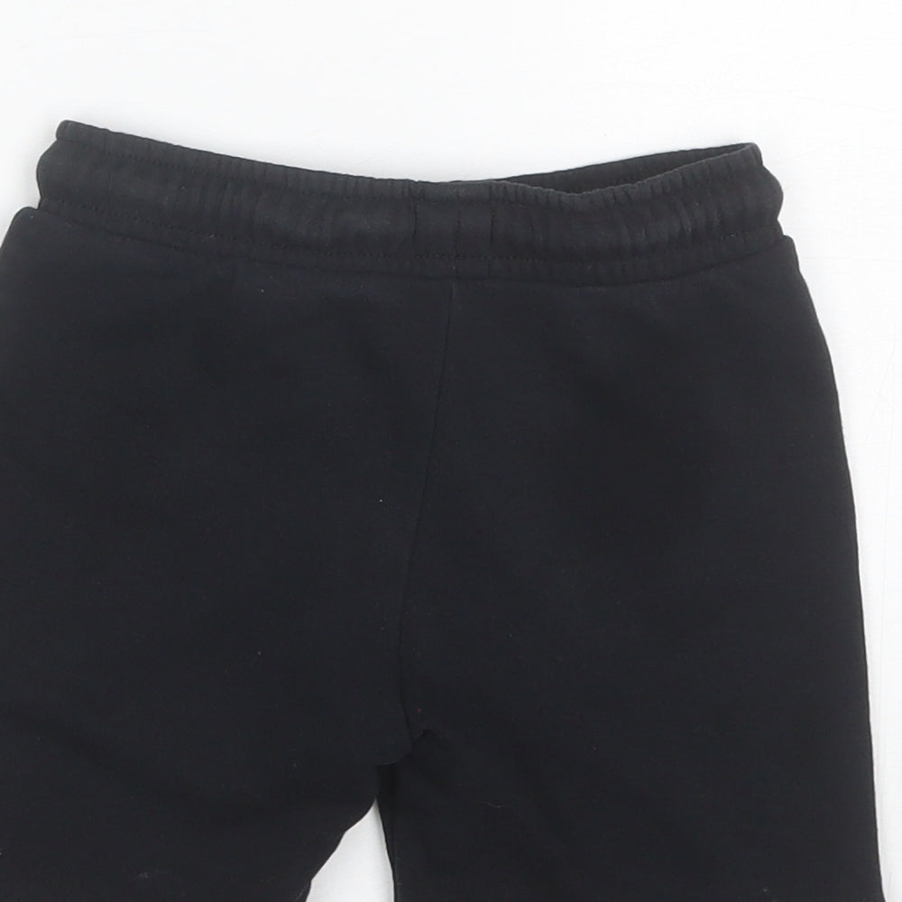 F&F Boys Black  Cotton Sweat Shorts Size 2-3 Years  Regular