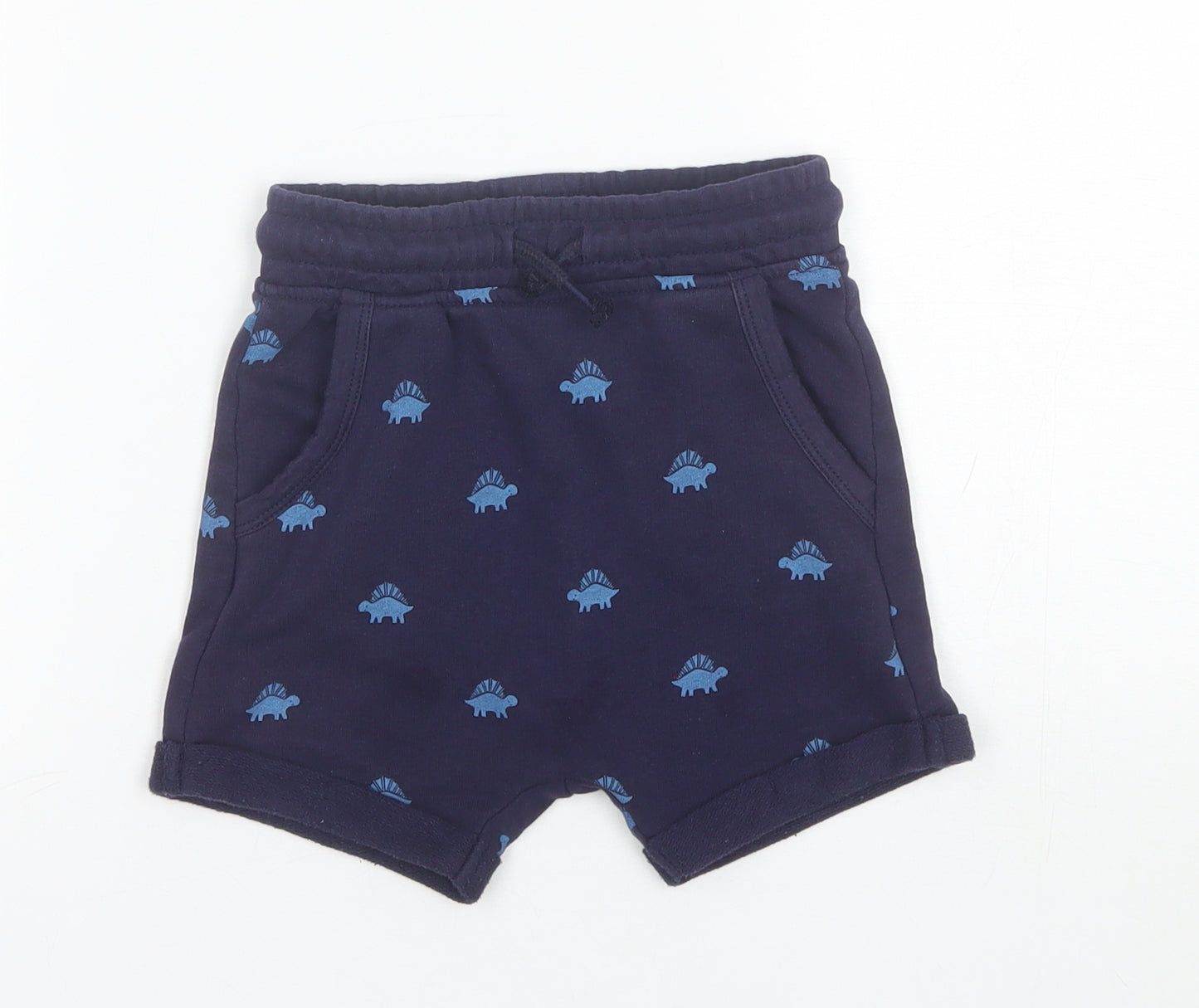George Boys Blue  Cotton Sweat Shorts Size 2-3 Years  Regular