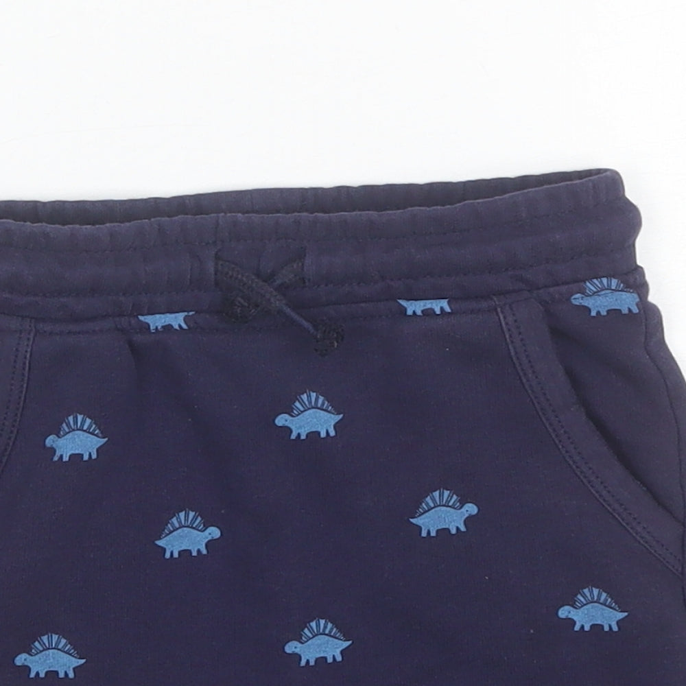 George Boys Blue  Cotton Sweat Shorts Size 2-3 Years  Regular