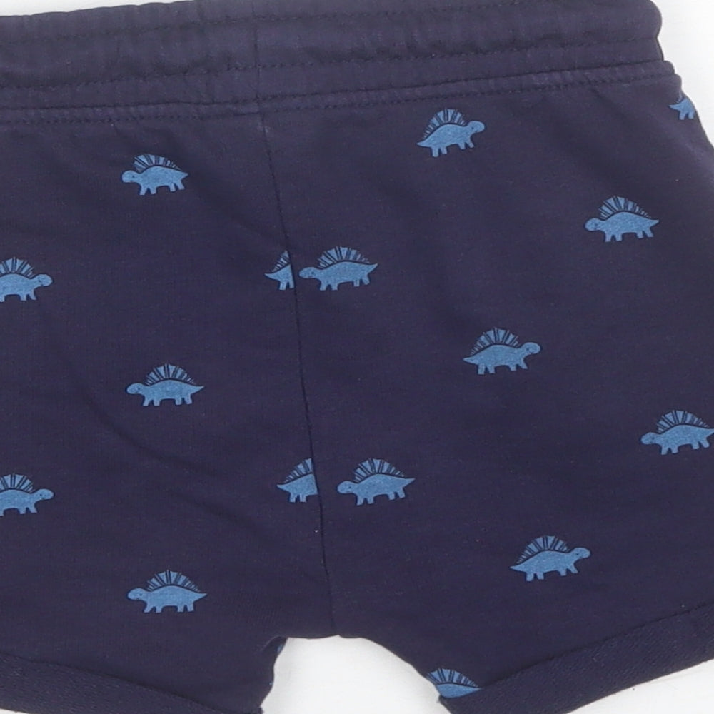 George Boys Blue  Cotton Sweat Shorts Size 2-3 Years  Regular