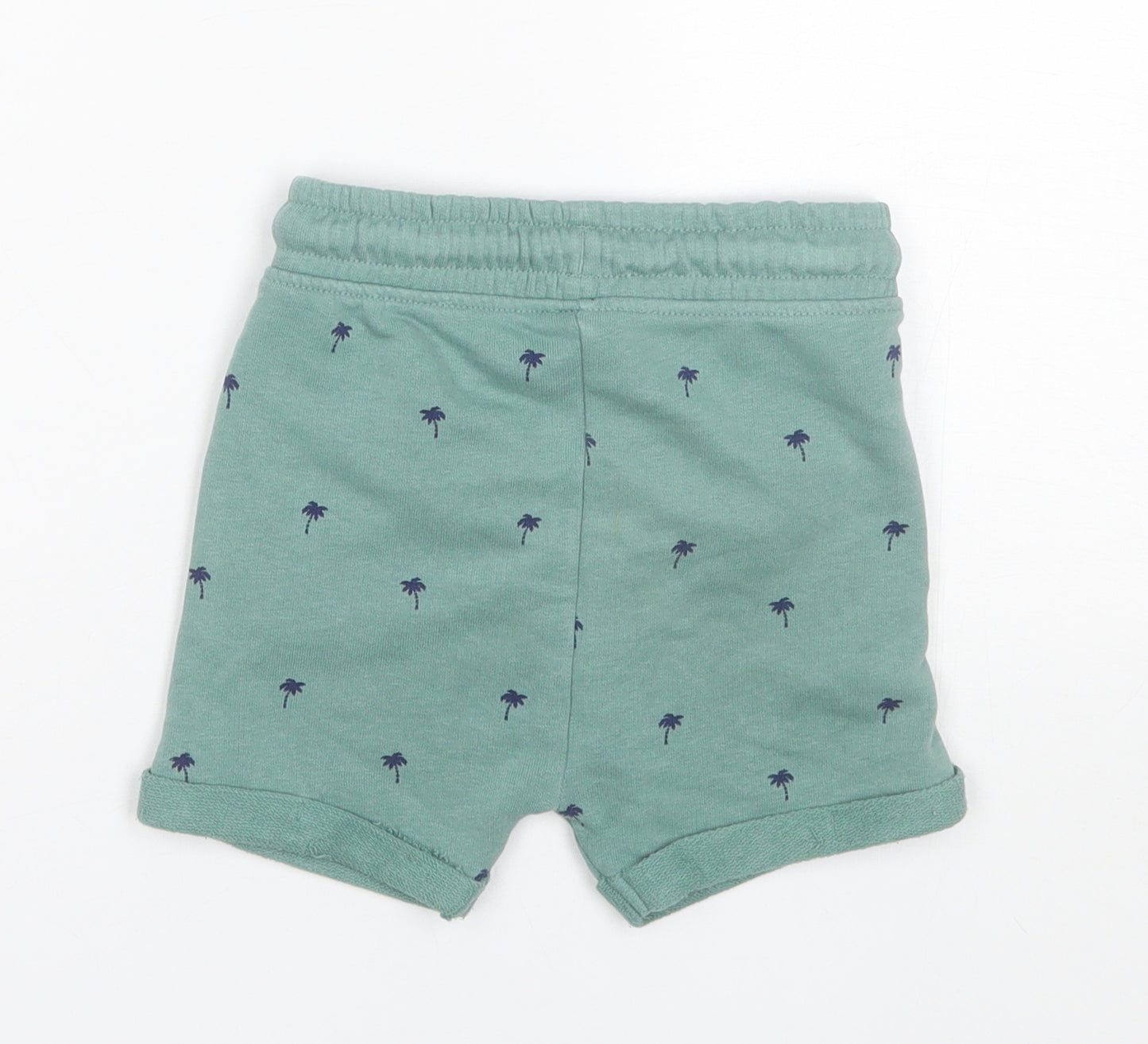 George Boys Green  Cotton Sweat Shorts Size 2-3 Years  Regular