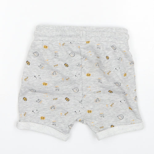 George Boys Grey  Cotton Sweat Shorts Size 2-3 Years  Regular
