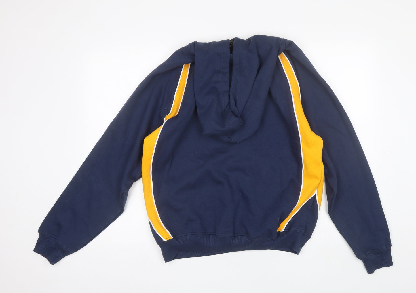 Munshini Mens Blue  Cotton Pullover Hoodie Size S   - University technical college bolton
