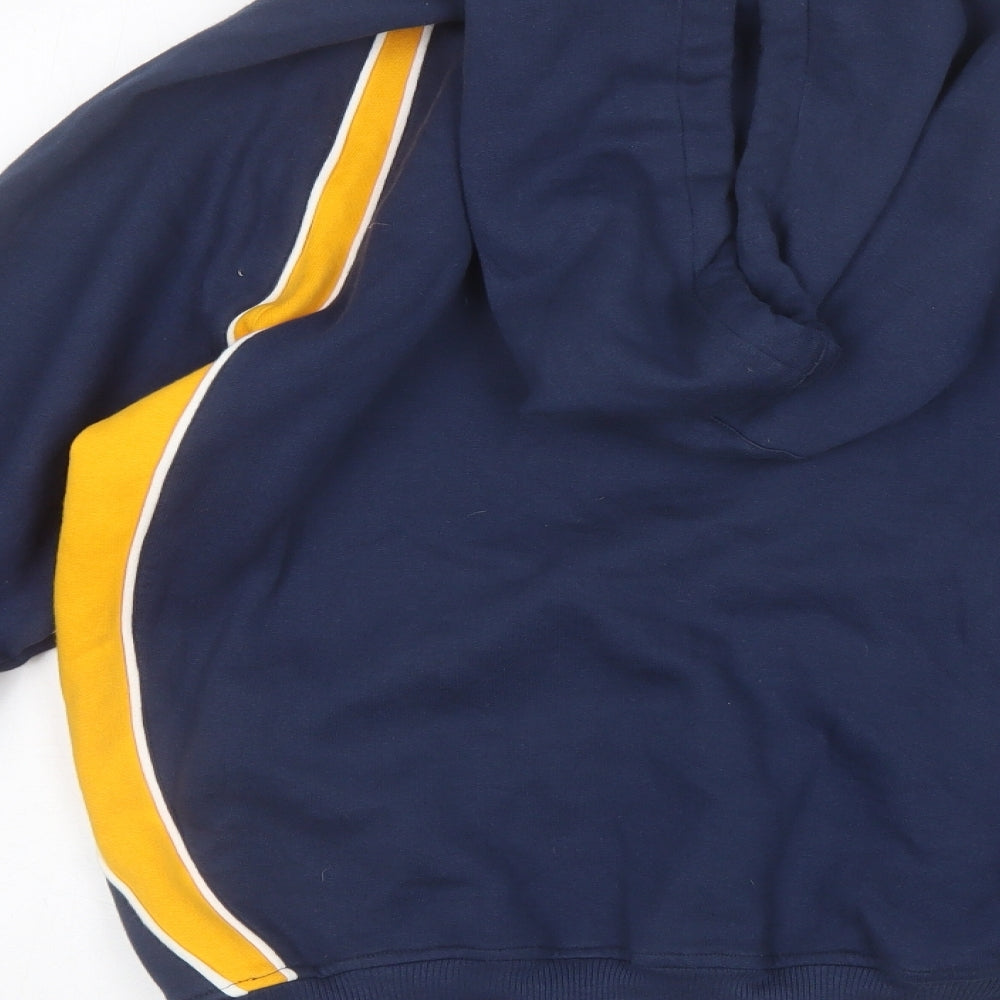 Munshini Mens Blue  Cotton Pullover Hoodie Size S   - University technical college bolton
