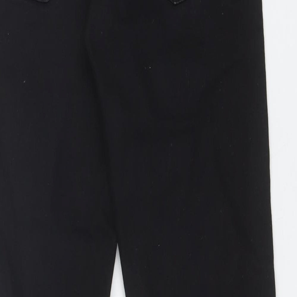 NEXT Mens Black  Cotton Skinny Jeans Size 26 in L31 in Regular