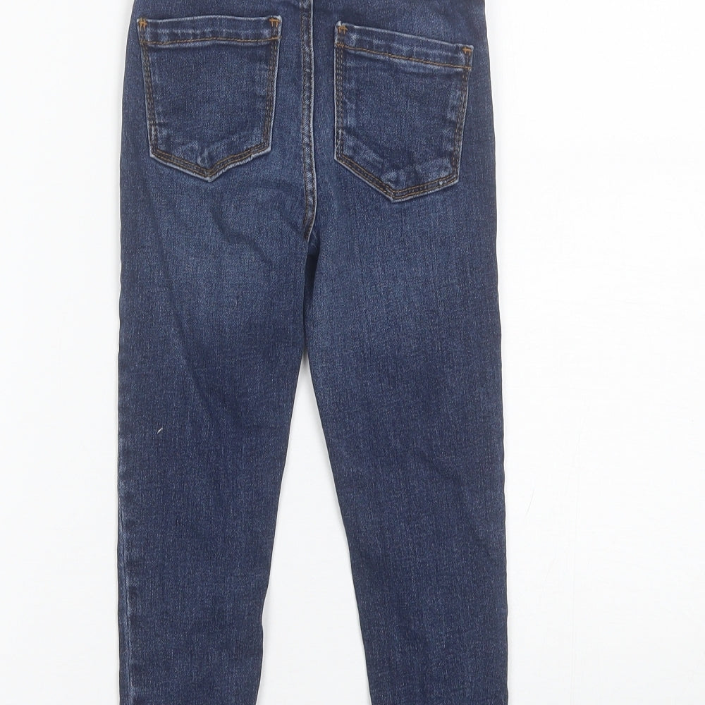 NEXT Boys Blue  Cotton Skinny Jeans Size 6 Years  Regular