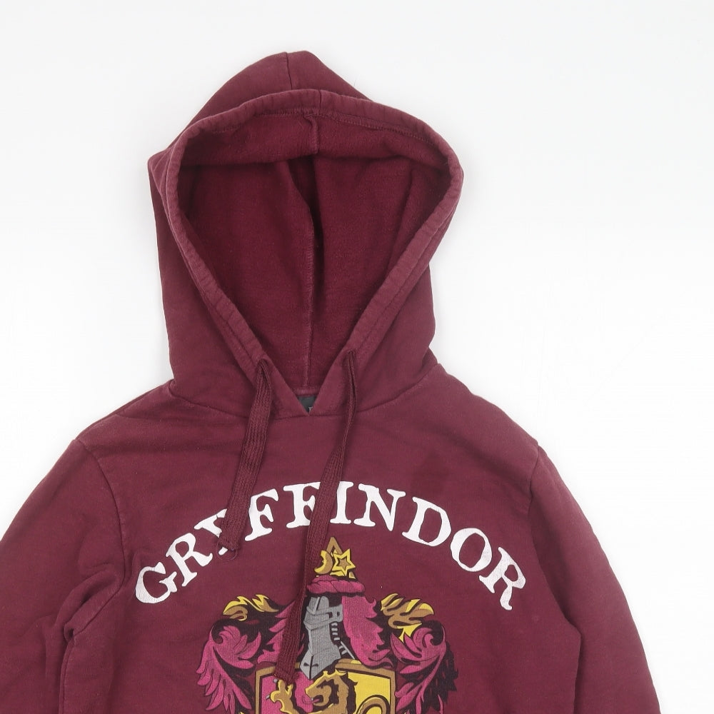 Atmosphere Womens Red  Cotton Pullover Hoodie Size 10   - Harry potter