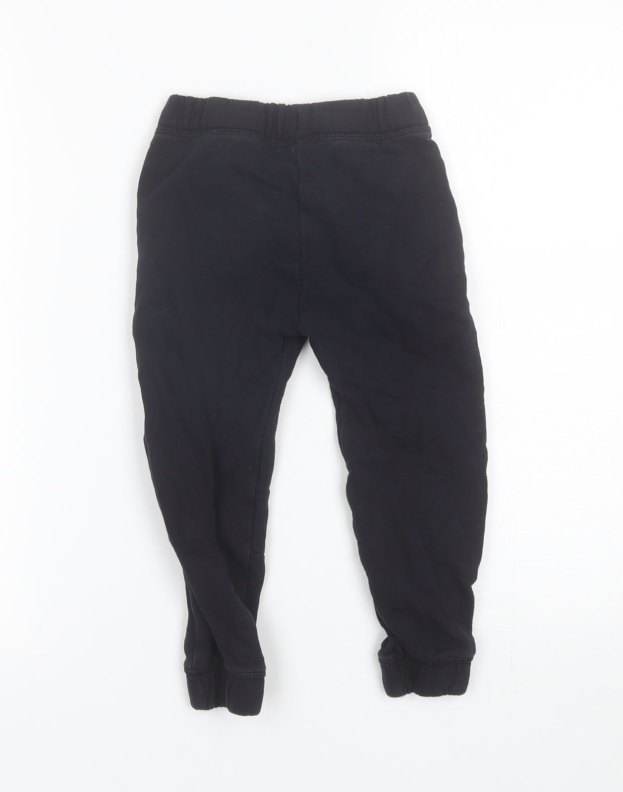 Matalan Boys Black  Cotton Sweatpants Trousers Size 3-4 Years  Regular