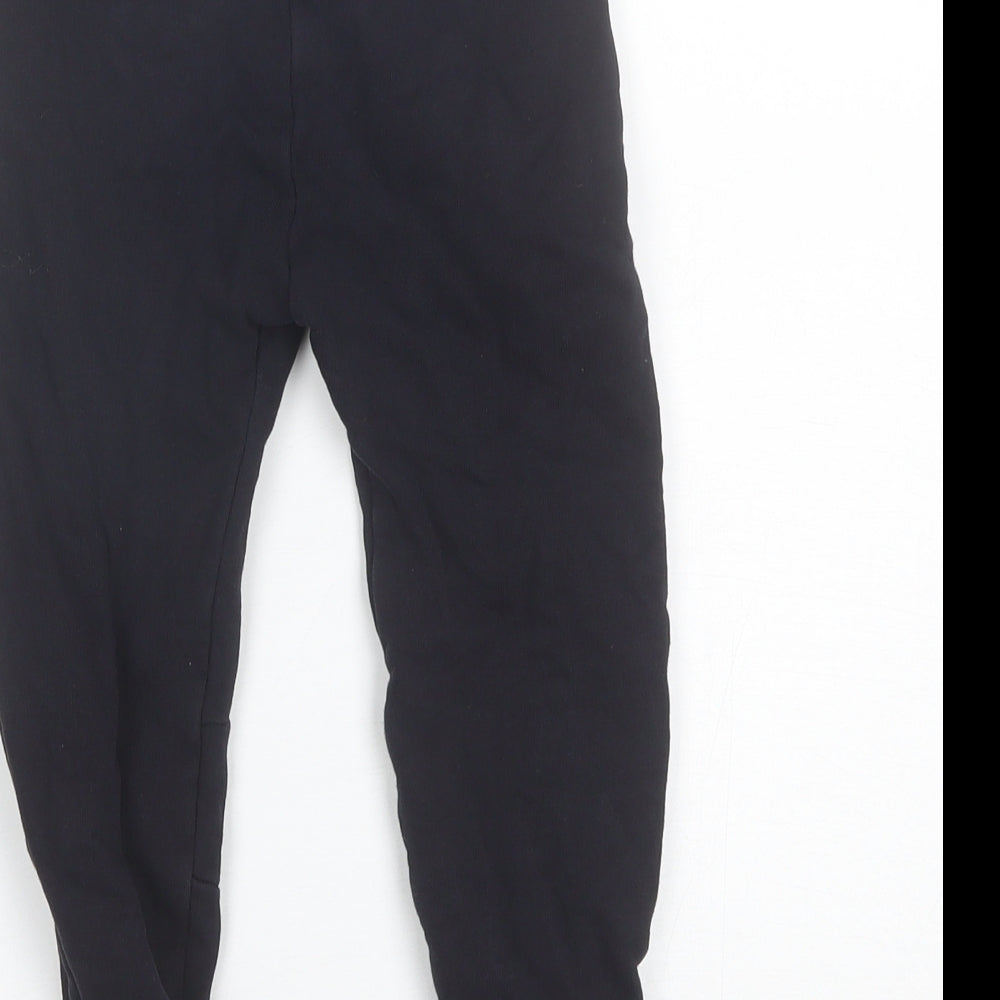 Matalan Boys Black  Cotton Sweatpants Trousers Size 3-4 Years  Regular