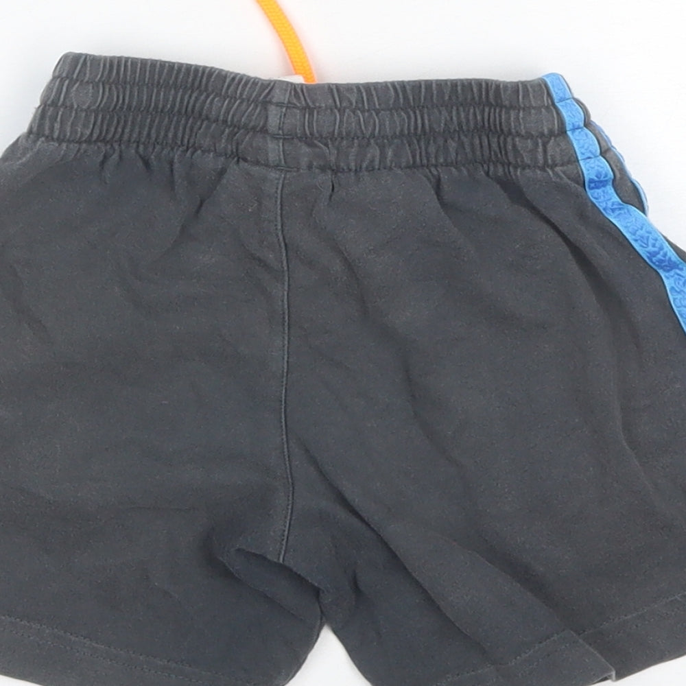 adidas Boys Grey  Cotton Sweat Shorts Size 3-4 Years  Regular