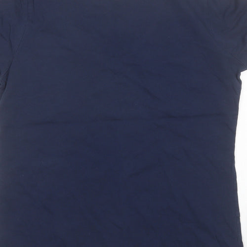 F&F Womens Blue Solid Cotton Top Pyjama Top Size 8