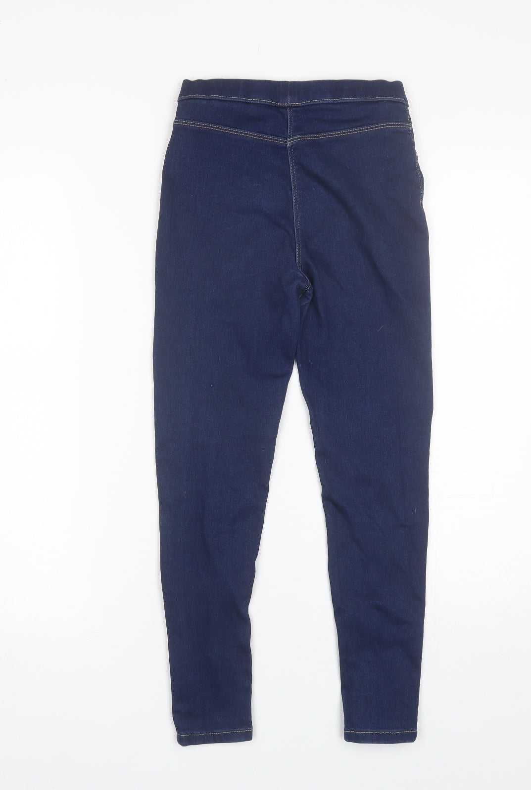 George Girls Blue  Cotton Skinny Jeans Size 9-10 Years  Regular