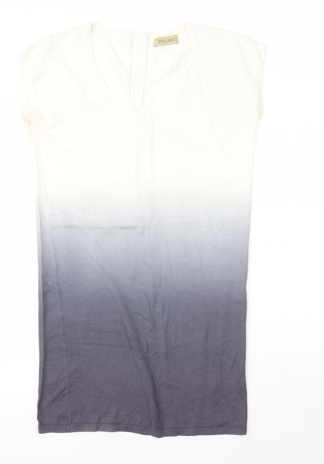 Love Label Womens Multicoloured  Viscose Jumper Dress  Size 8  Round Neck