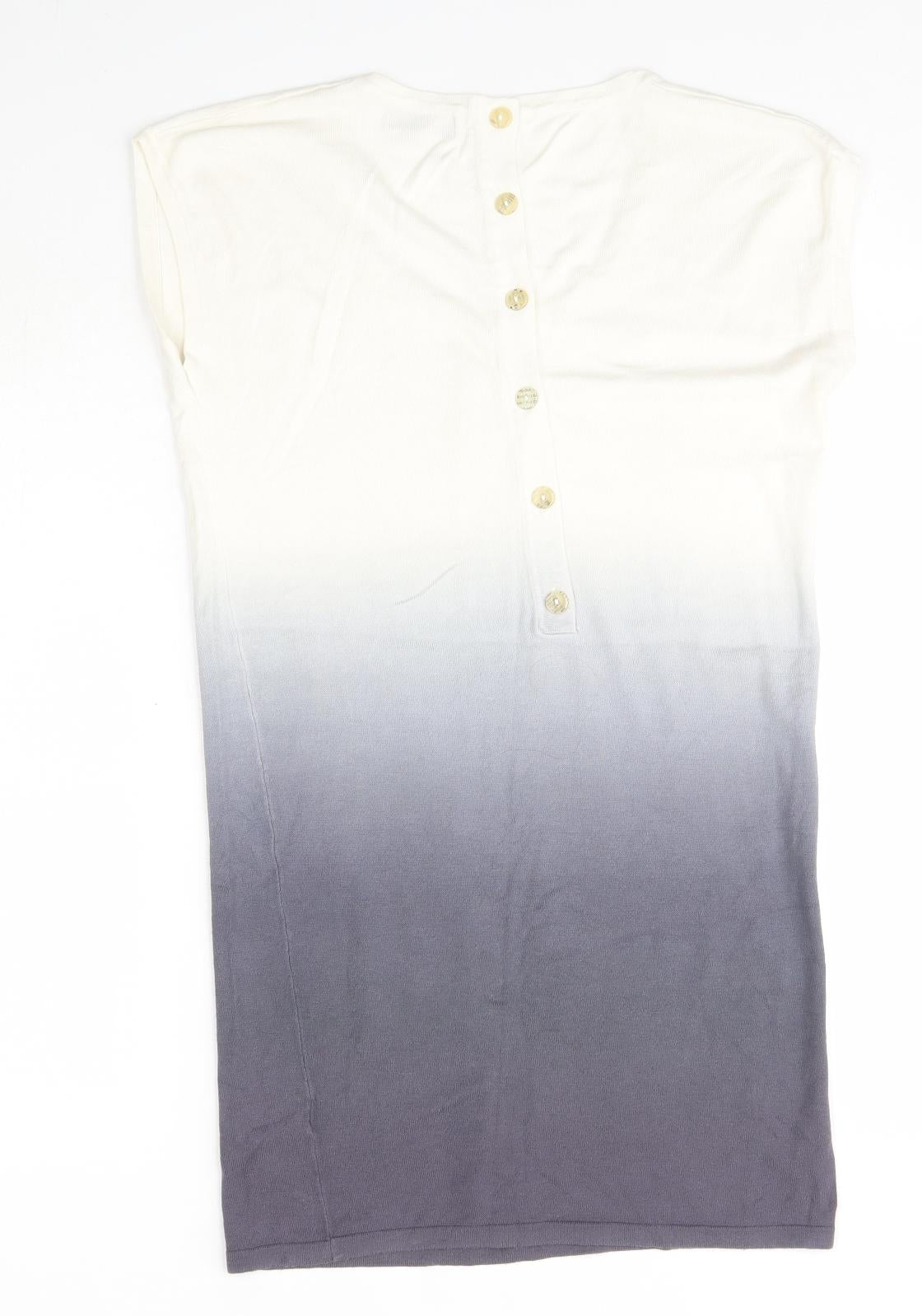 Love Label Womens Multicoloured  Viscose Jumper Dress  Size 8  Round Neck