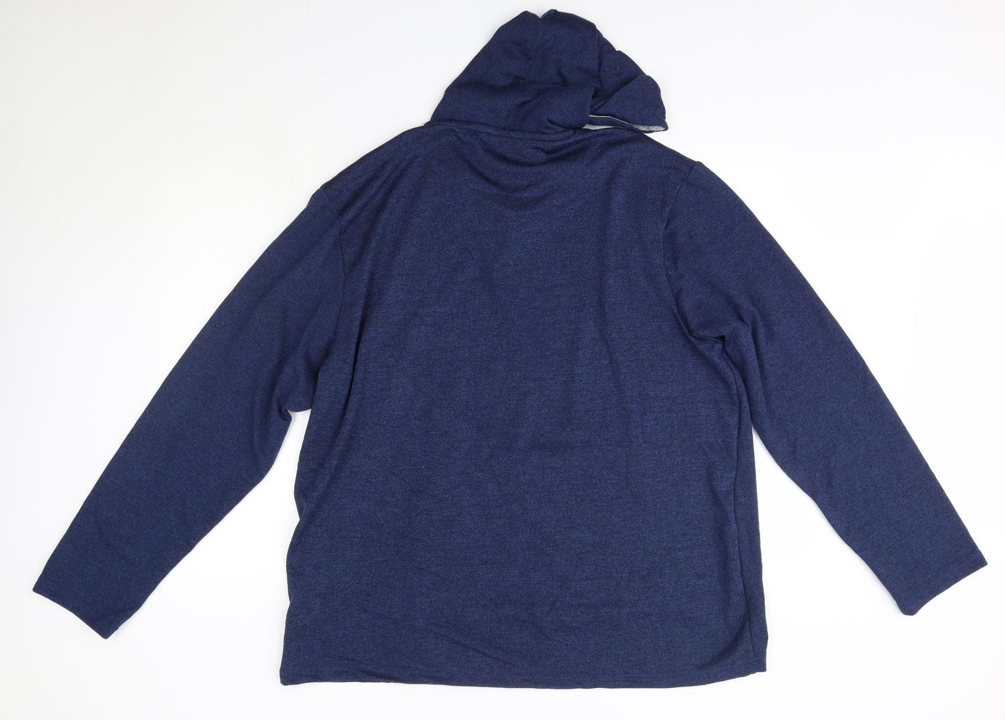 F&F Womens Blue  Polyester Pullover Hoodie Size XL   - Lounge