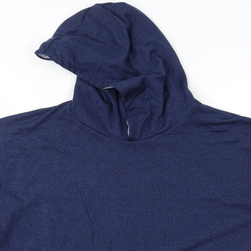 F&F Womens Blue  Polyester Pullover Hoodie Size XL   - Lounge