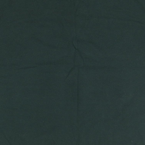 Quality FM Casuals Mens Green  Polyester  Polo Size M Collared