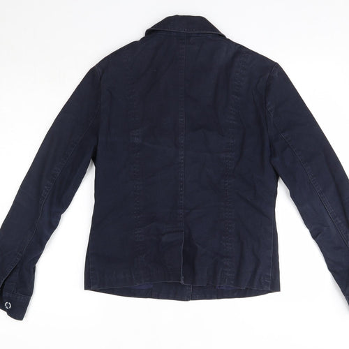 Tresors de Oceans Womens Blue   Jacket  Size S