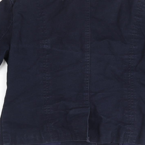 Tresors de Oceans Womens Blue   Jacket  Size S