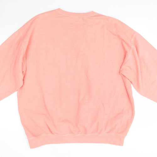 In the Style Womens Pink Round Neck  Polyester Pullover Jumper Size 18   - Mum Hair