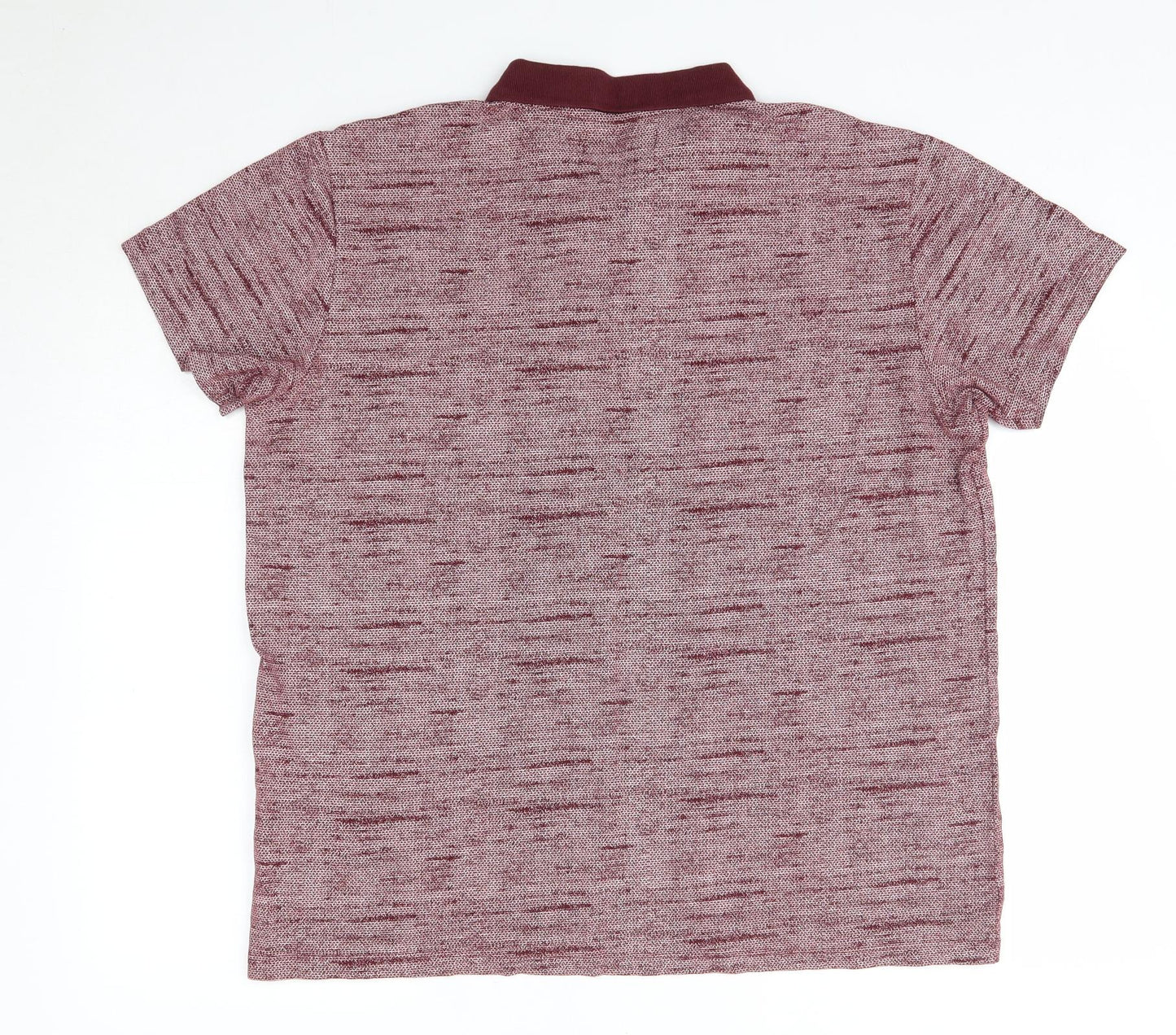 Matalan Mens Pink  100% Cotton  Polo Size XL Collared