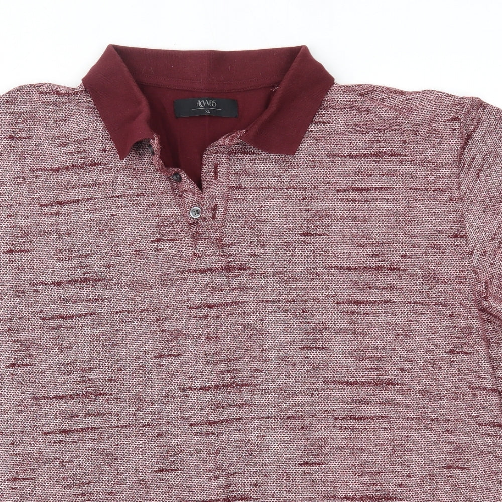Matalan Mens Pink  100% Cotton  Polo Size XL Collared