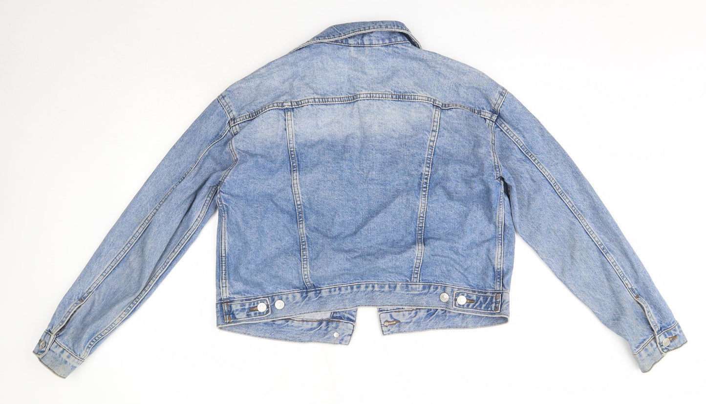 Topshop Womens Blue   Jacket  Size 14