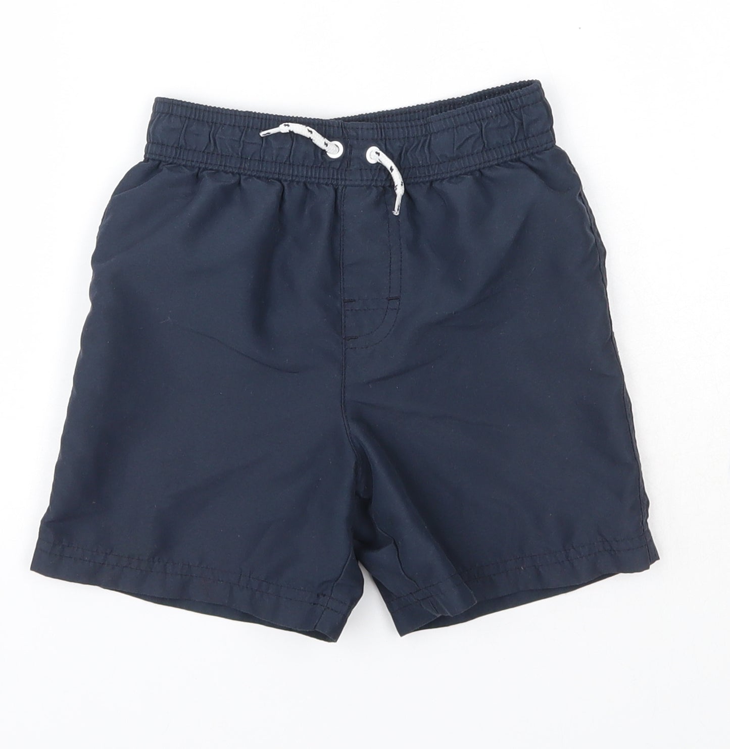 George Boys Blue  Polyester Sweat Shorts Size 4 Years  Regular