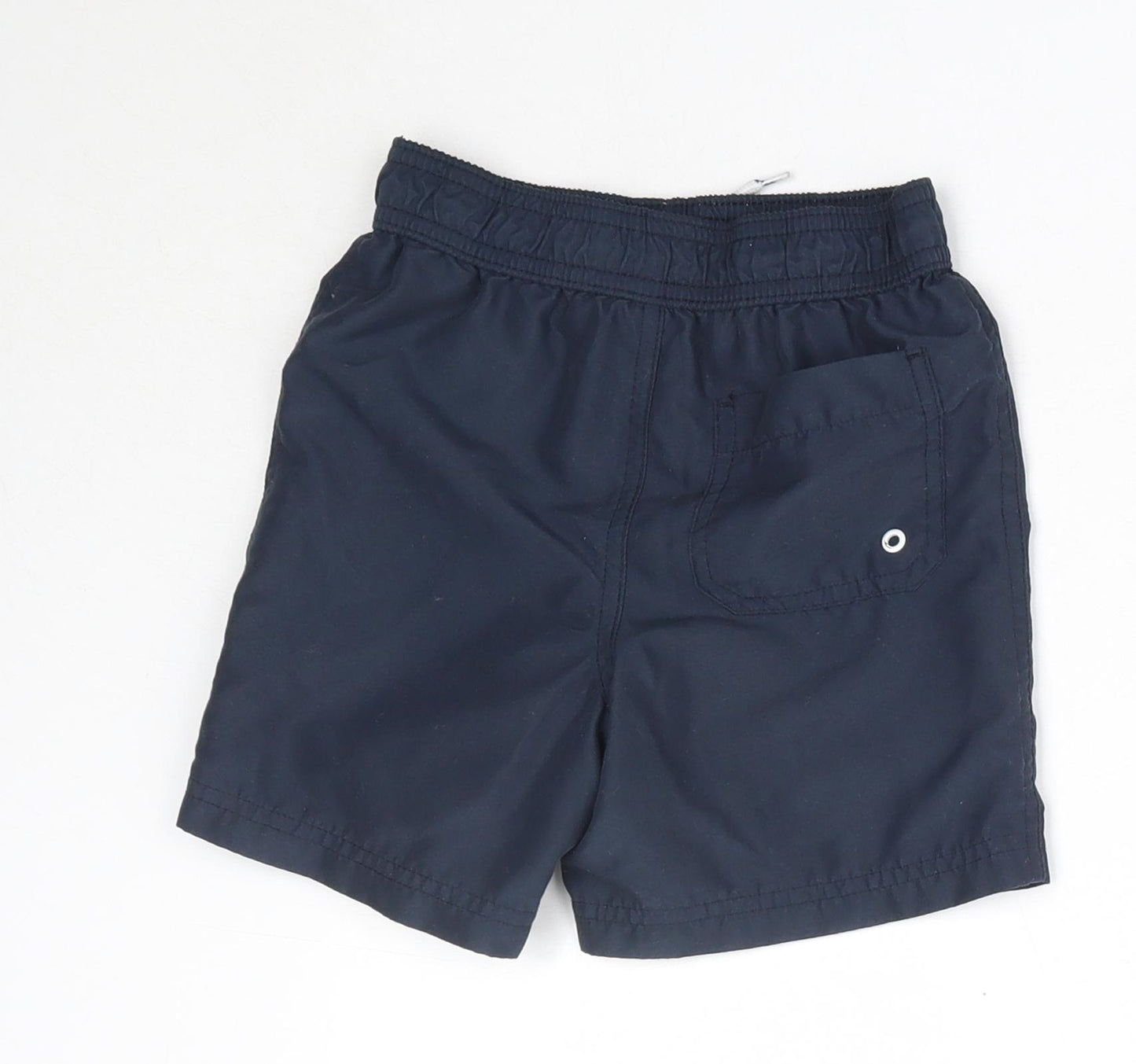 George Boys Blue  Polyester Sweat Shorts Size 4 Years  Regular