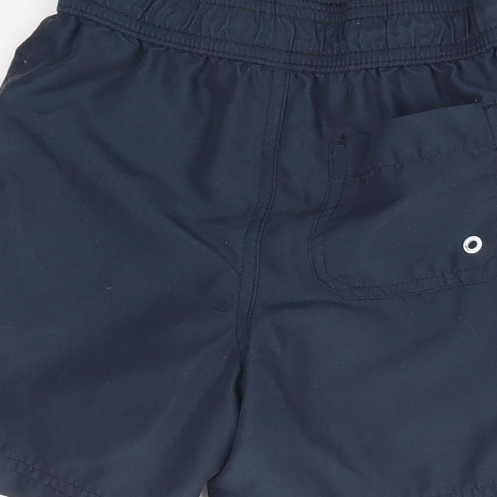 George Boys Blue  Polyester Sweat Shorts Size 4 Years  Regular