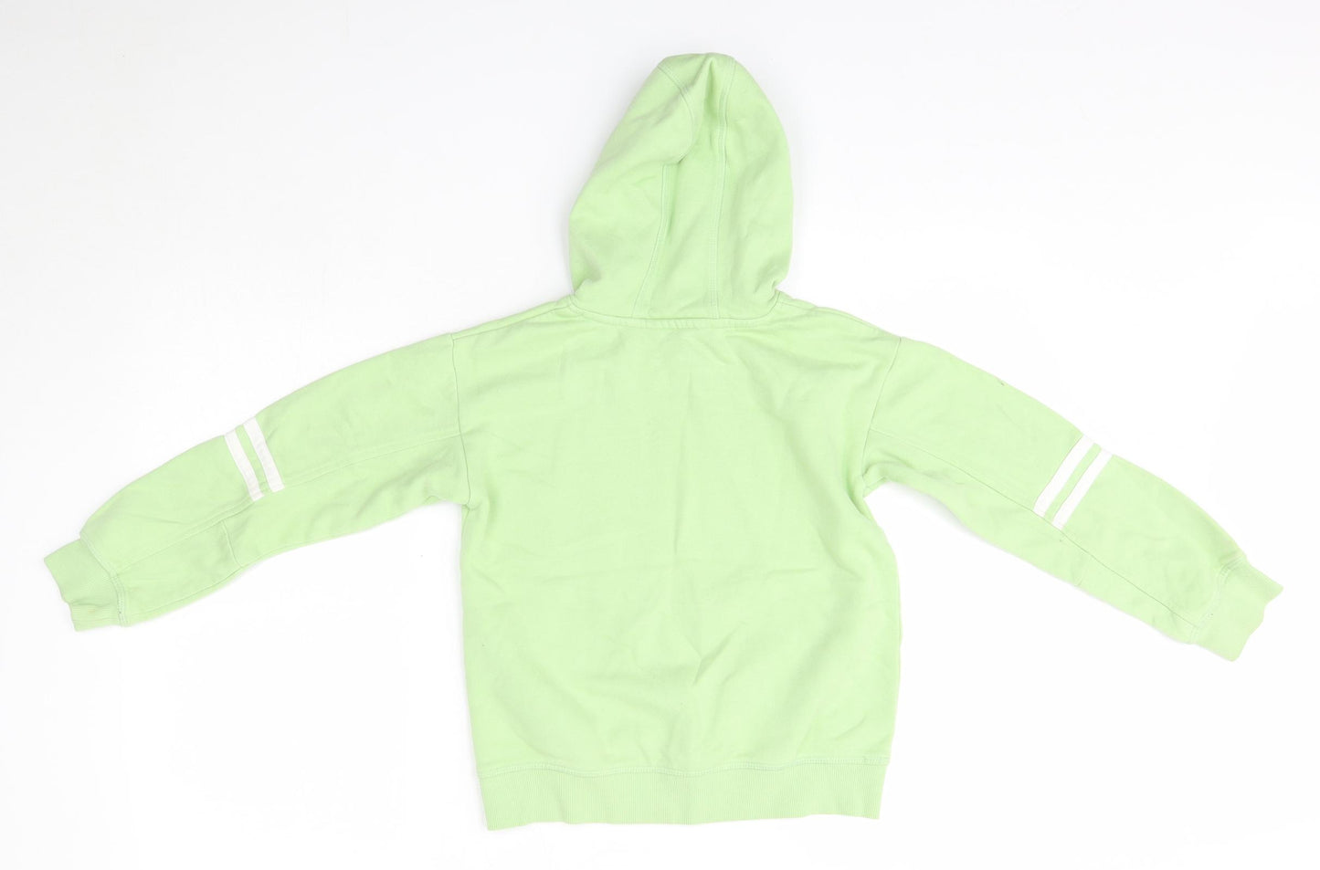 George Girls Green  Cotton Pullover Hoodie Size 9-10 Years