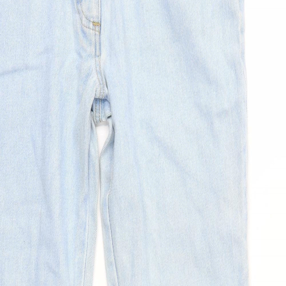 Essentials Womens Blue  100% Cotton Bootcut Jeans Size 12 L30 in Regular
