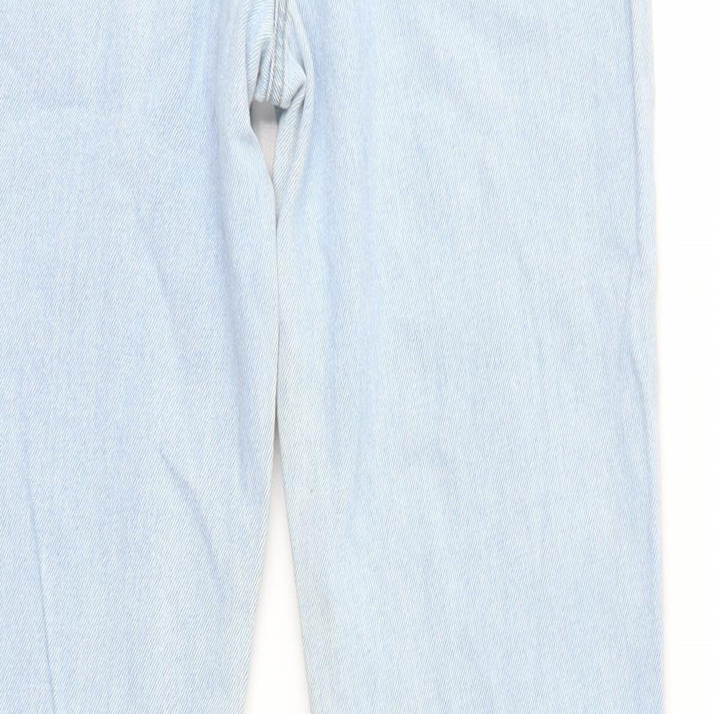 Essentials Womens Blue  100% Cotton Bootcut Jeans Size 12 L30 in Regular