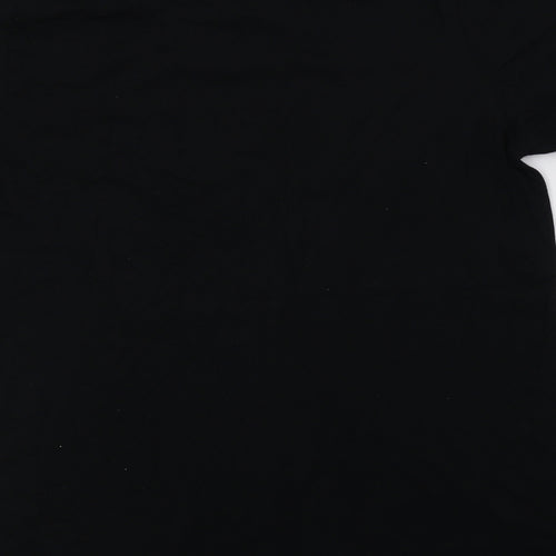 Canvas Womens Black  Cotton Basic T-Shirt Size L Crew Neck - Ed Sheeran