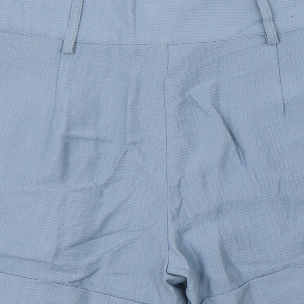 Primark Womens Blue  Viscose Compression Shorts Size 10 L6 in Regular Button