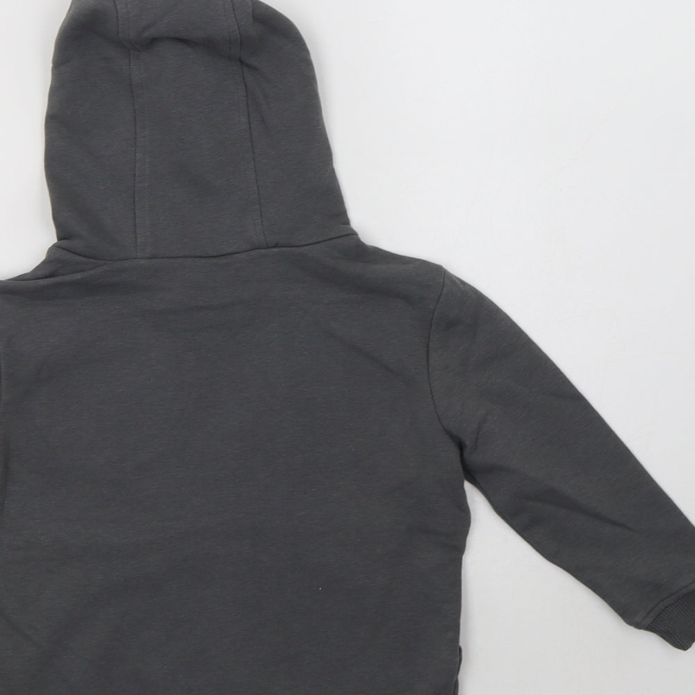 George Girls Grey  Cotton Pullover Sweatshirt Size 3-4 Years   - Panda