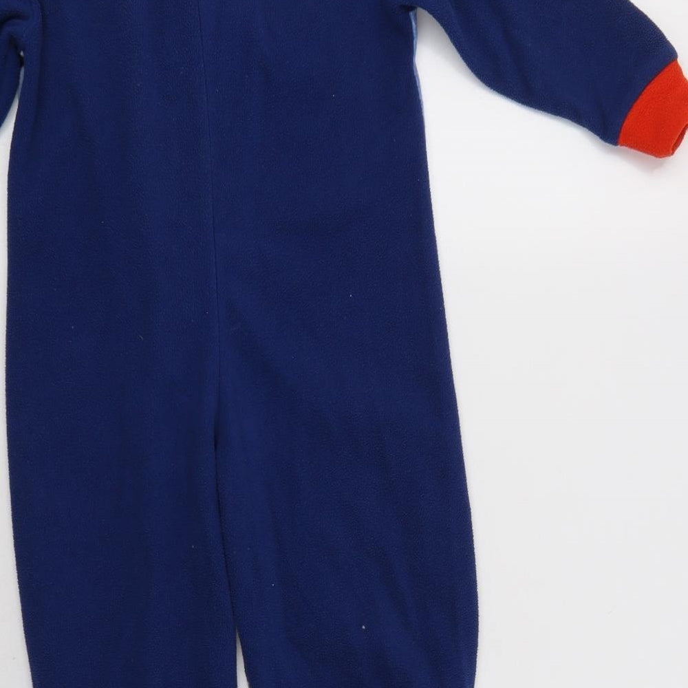 Marvel Boys Blue Solid Polyester  Bodysuit Size 3-4 Years  Zip - Avengers