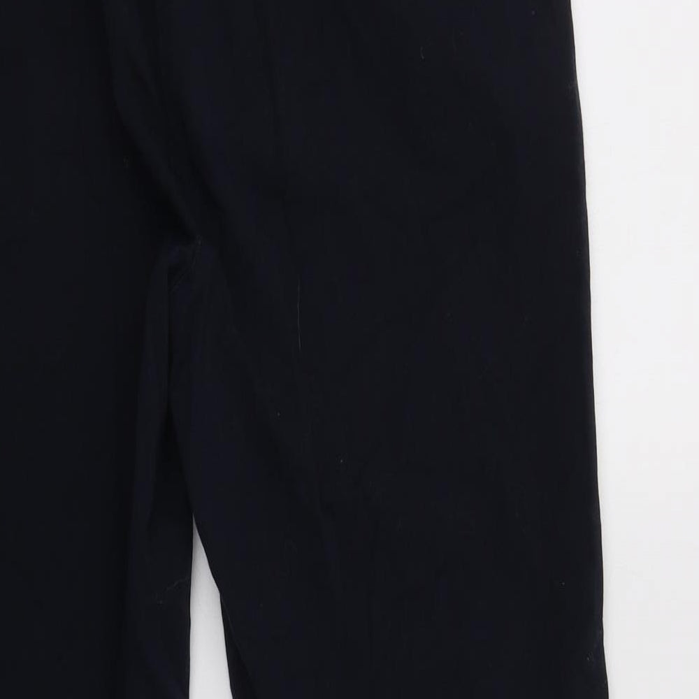 Maine New England Womens Blue  Cotton Dress Pants Trousers Size 12 L29 in Regular Hook & Eye