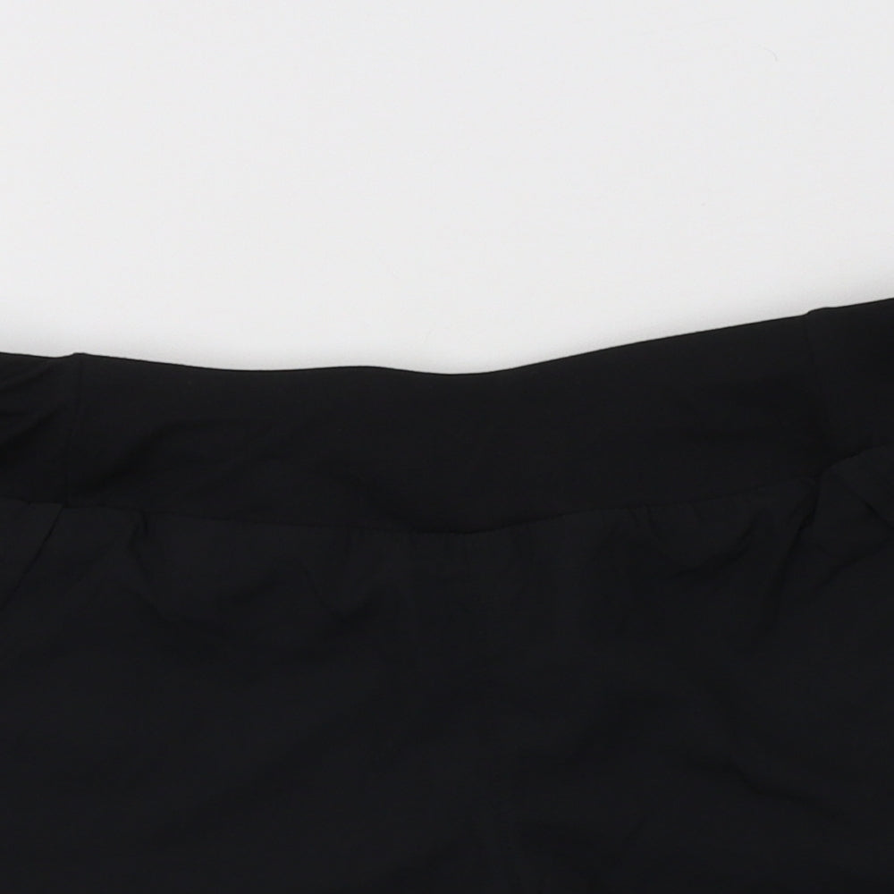 Crivit Womens Black  Polyester Compression Shorts Size XS L4 in Regular