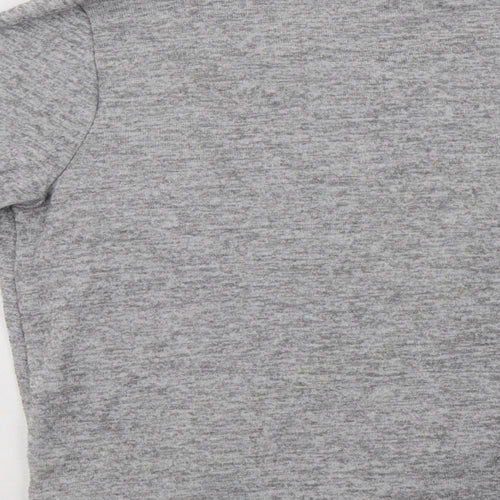 Cable & Gauge Womens Grey Crew Neck  Polyester Pullover Jumper Size XL