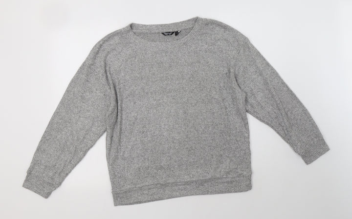 Golddigga Womens Grey Viscose Top Lounge Set Size M